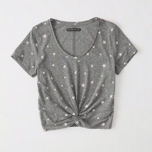 Abercrombie and Fitch knot front tee